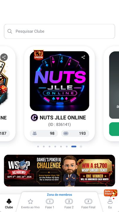 Pesquisa do clube NUTS JLLE ONLINE, ID 836141